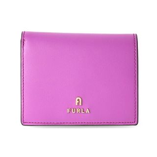 フルラ(FURLA)の新品 フルラ FURLA 2つ折り財布 カメリア コンパクトウォレット S バイオレット(財布)