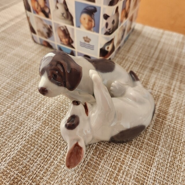 美品！ロイヤルコペンハーゲン　二匹の犬