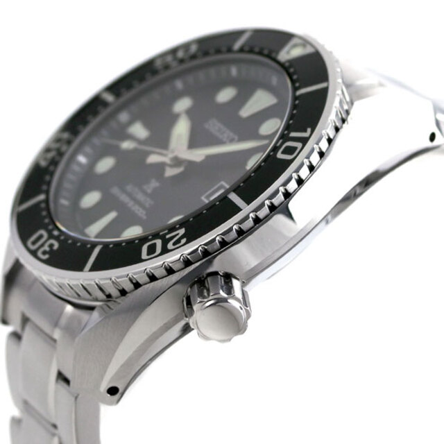 セイコー SEIKO 腕時計 メンズ SBDC083 プロスペックス ダイバースキューバ DIVER SCUBA 自動巻き（6R35/手巻き付） ブラックxシルバー アナログ表示