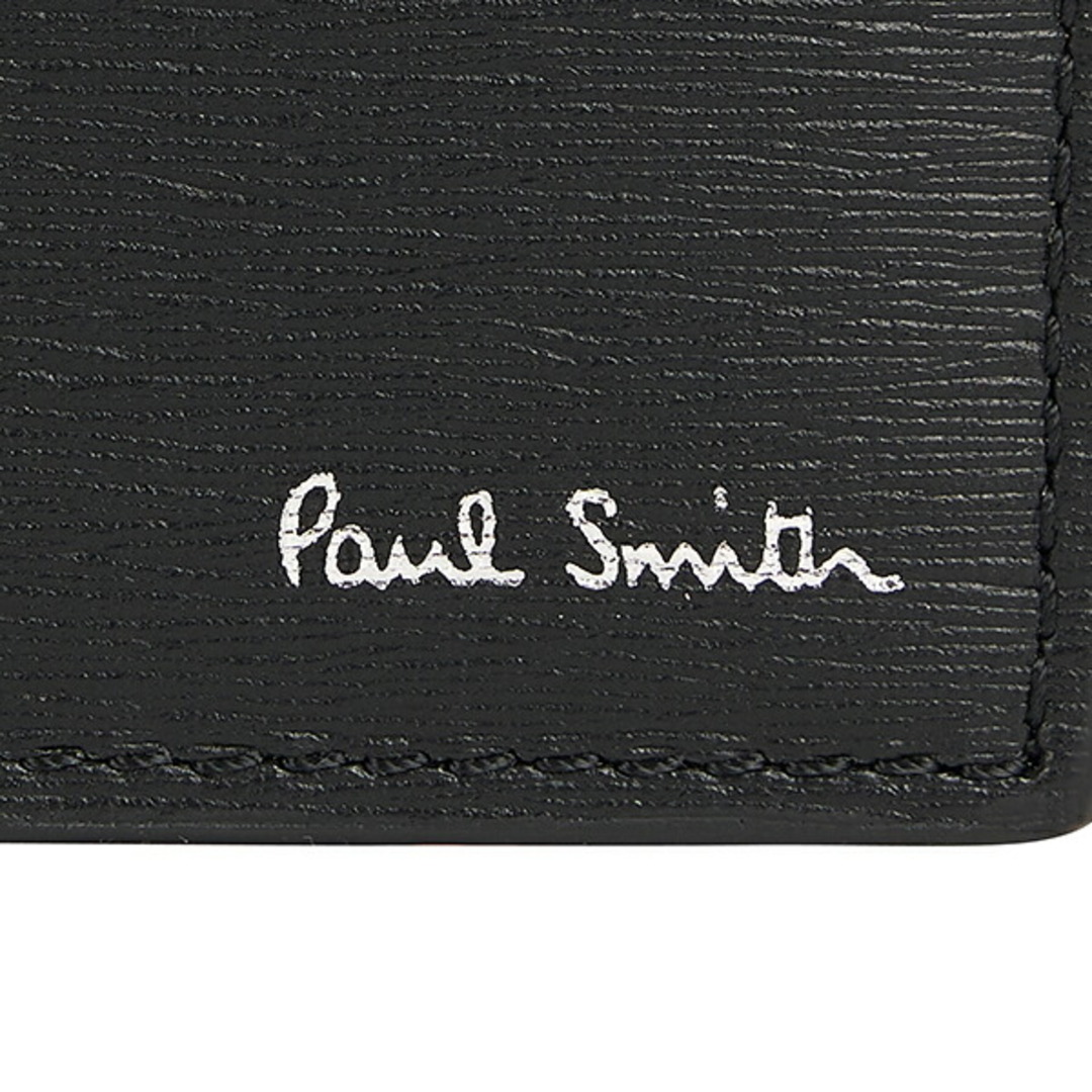 新品 ポールスミス PAUL SMITH 2つ折り財布 BILLFOLD AND COIN WALLET ブラック 6