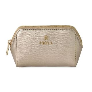 フルラ(Furla)の新品 フルラ FURLA ポーチ カメリア コスメケース S シャンパン(ポーチ)