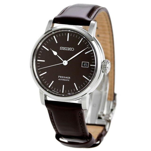 SEIKO - セイコー 腕時計 メンズ SARX067 SEIKO 自動巻き（6R35/手巻き付） ブラウンxブラウン アナログ表示