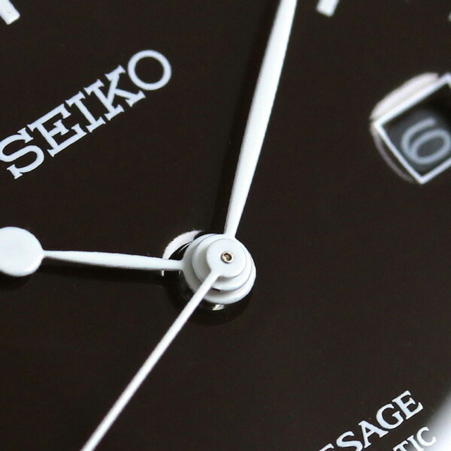 セイコー SEIKO 腕時計 メンズ SARX067 セイコー メカニカル プレザージュ プレステージライン Rikiデザイン 琺瑯ダイヤル PRESTIGE LINE 自動巻き（6R35/手巻き付） ブラウンxブラウン アナログ表示