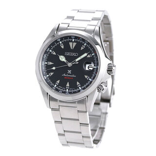 セイコー(SEIKO)の【新品】セイコー SEIKO 腕時計 メンズ SBDC087 プロスペックス アルピニスト ALPINIST 自動巻き（6R35/手巻き付） ブラックxシルバー アナログ表示(腕時計(アナログ))