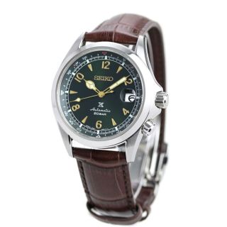 セイコー(SEIKO)の【新品】セイコー SEIKO 腕時計 メンズ SBDC091 プロスペックス アルピニスト ALPINIST 自動巻き（6R35/手巻き付） グリーンxブラウン アナログ表示(腕時計(アナログ))