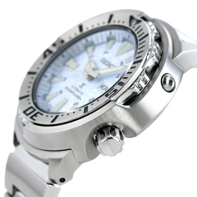 セイコー SEIKO 腕時計 メンズ SBDY053 プロスペックス ダイバースキューバ 4R メカニカル ベビーツナ DIVER SCUBA 4R Mechanical Baby Tuna 自動巻き（4R36/手巻き付） アイスブルーxシルバー アナログ表示