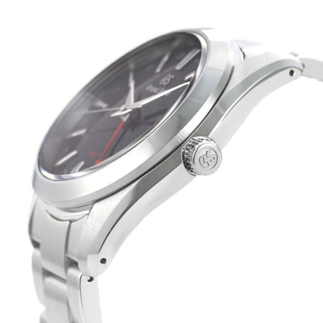 Grand Seiko(グランドセイコー)の【新品】グランド セイコー GRAND SEIKO 腕時計 メンズ SBGN013 ヘリテージコレクション 9Fクオーツ GMT HERITAGE COLLECTION TRADITIONAL クオーツ（9F86） ブラックxシルバー アナログ表示 メンズの時計(腕時計(アナログ))の商品写真