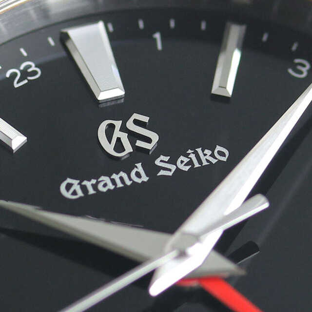 Grand Seiko(グランドセイコー)の【新品】グランド セイコー GRAND SEIKO 腕時計 メンズ SBGN013 ヘリテージコレクション 9Fクオーツ GMT HERITAGE COLLECTION TRADITIONAL クオーツ（9F86） ブラックxシルバー アナログ表示 メンズの時計(腕時計(アナログ))の商品写真