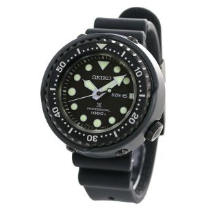 セイコー(SEIKO)の【新品】セイコー SEIKO 腕時計 メンズ SBBN047 プロスペックス マリーンマスター プロフェッショナル MARINE MASTER PROFESSIONAL クオーツ（7C46） ブラックxブラック アナログ表示(腕時計(アナログ))