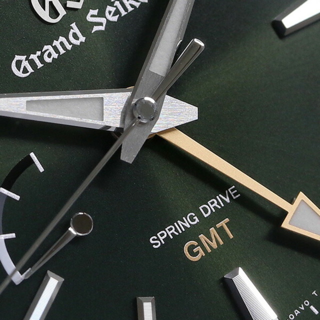 グランド セイコー GRAND SEIKO 腕時計 メンズ SBGE257 スポーツコレクション スプリングドライブ GMT セラミックベゼル Sport Collection Active スプリングドライブ（9R66/手巻き付） グリーンxシルバー アナログ表示