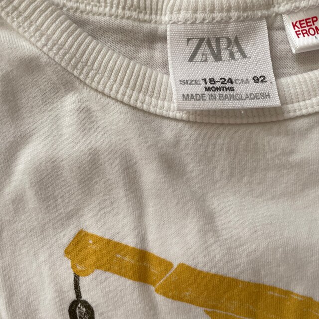 ZARA KIDS(ザラキッズ)のZARA ロンT 92サイズ キッズ/ベビー/マタニティのキッズ服男の子用(90cm~)(Tシャツ/カットソー)の商品写真