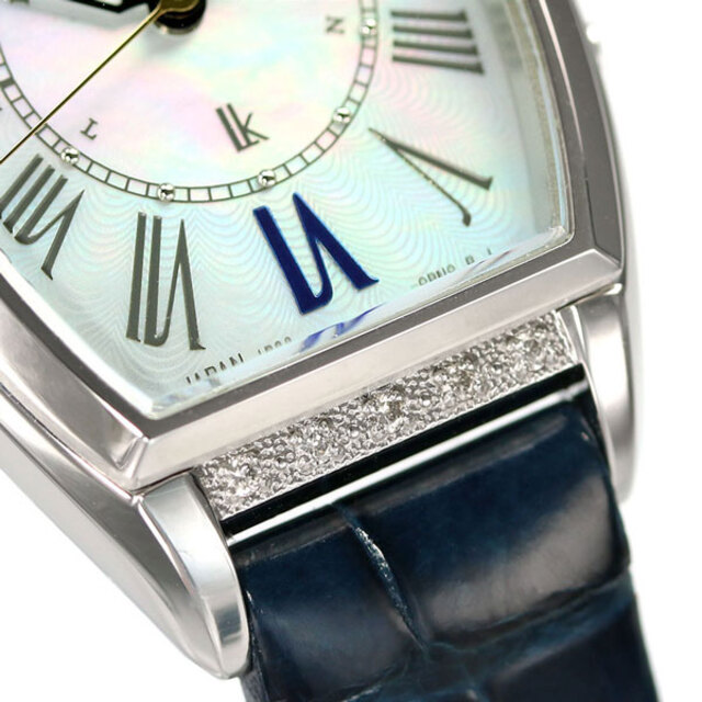 セイコー SEIKO 腕時計 レディース SSVW181 ルキア レディコレクション レディダイヤ Lady Collection Lady Diamond 電波ソーラー（1B32） ホワイトシェルxネイビー アナログ表示