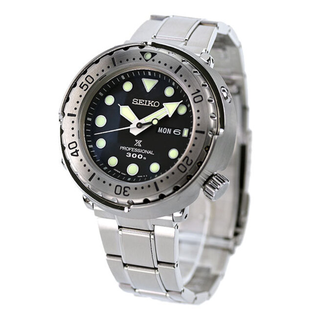 SEIKO - セイコー 腕時計 メンズ SBBN049 SEIKO クオーツ（7C46） ブラックxシルバー アナログ表示