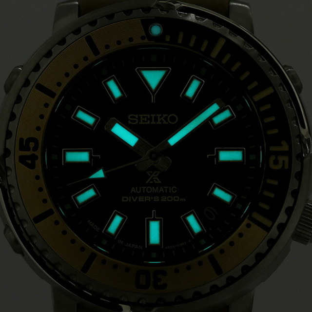 SEIKO(セイコー)の【新品】セイコー SEIKO 腕時計 メンズ SBDY089 プロスペックス ダイバースキューバ ストリート シリーズ サファリ DIVER SCUBA STREET SERIES SAFARI 自動巻き（4R35/手巻き付） ブラックxベージュ アナログ表示 メンズの時計(腕時計(アナログ))の商品写真