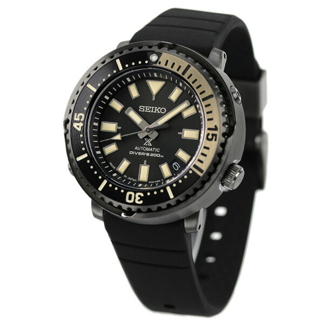 SEIKO - セイコー SEIKO 腕時計 メンズ SBDY091 プロスペックス ダイバースキューバ ストリート シリーズ サファリ DIVER SCUBA STREET SERIES SAFARI 自動巻き（4R35/手巻き付） ブラックxブラック アナログ表示