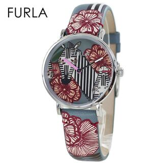 フルラ(Furla)のフルラ プレゼント 女性 誕生日 腕時計 レディース しまうま 花柄 革ベルト (腕時計)