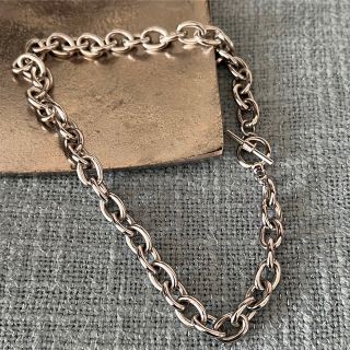 VINTAGE CHAIN NECKLACE ネックレス　全長39センチ　未使用(ネックレス)