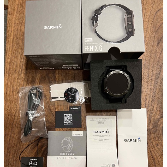 GARMIN(ガーミン)fenix 6 Black GPSウォッチ【日本正規品】