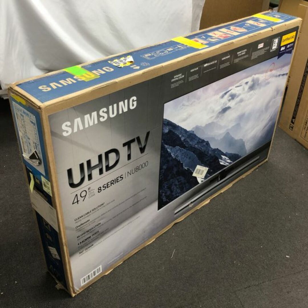 SAMSUNG(サムスン)のサムスン 49インチ NU80004K UHD ※HDMIモニター スマホ/家電/カメラのテレビ/映像機器(その他)の商品写真