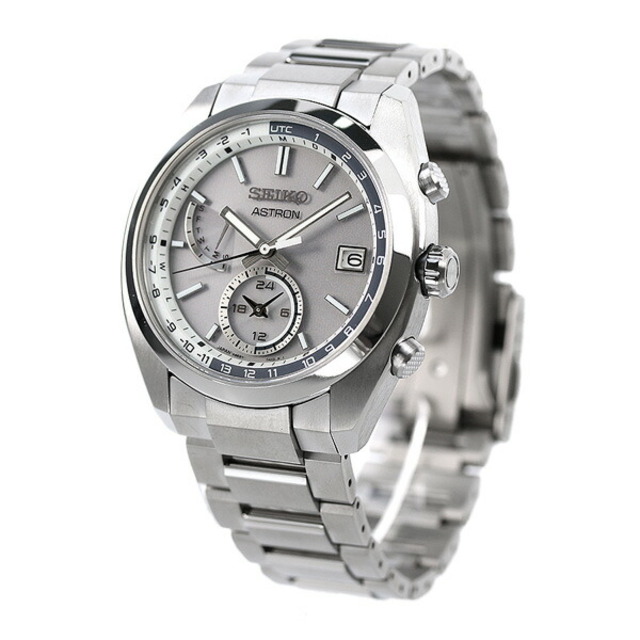 【新品】セイコー SEIKO 腕時計 メンズ SBXY009 アストロン ソーラー電波ライン スタンダード 電波ソーラー（8B63） シルバーxシルバー アナログ表示