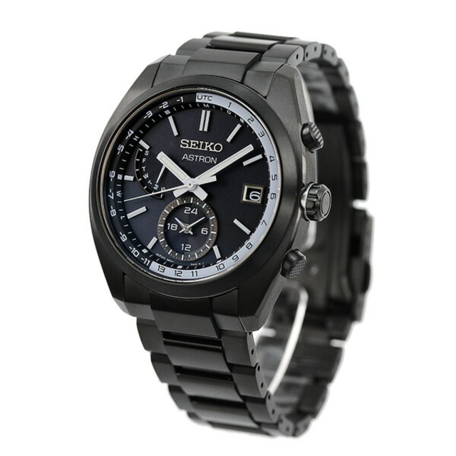セイコー SEIKO 腕時計 メンズ SBXY019 アストロン ソーラー電波ライン スタンダード 電波ソーラー（8B63） ブラックxブラック アナログ表示