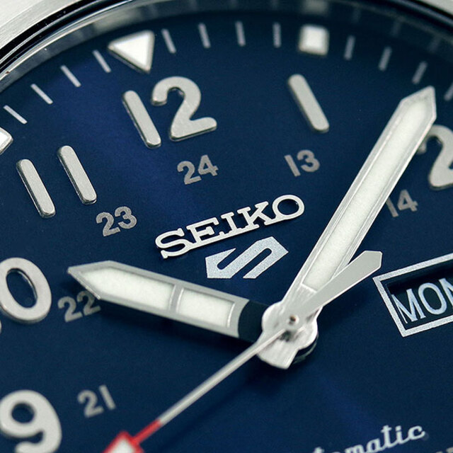 セイコー SEIKO 腕時計 メンズ SBSA113 セイコー 5スポーツ スポーツスタイル フィールド SPORTS STYLE FIELD 自動巻き（4R36/手巻き付） ネイビーxシルバー アナログ表示