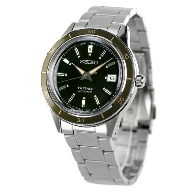 【新品】セイコー SEIKO 腕時計 メンズ SARY195 セイコー メカニカル プレザージュ ベーシックライン セミスケルトン Basic  line 自動巻き（4R35/手巻き付） ブラックxシルバー アナログ表示 | フリマアプリ ラクマ