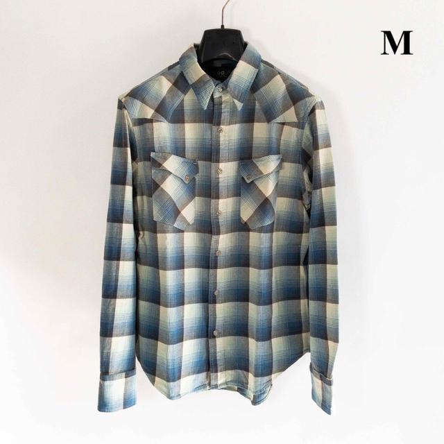 22FW 新品 RRL ダブルアールエル プラッド チェック シャツ 長袖 M