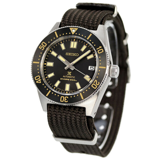 セイコー SEIKO 腕時計 メンズ SBDC141 プロスペックス ダイバースキューバ 1965 メカニカルダイバーズ 現代デザイン DIVER SCUBA 自動巻き（6R35/手巻き付） ブラックxブラウン アナログ表示