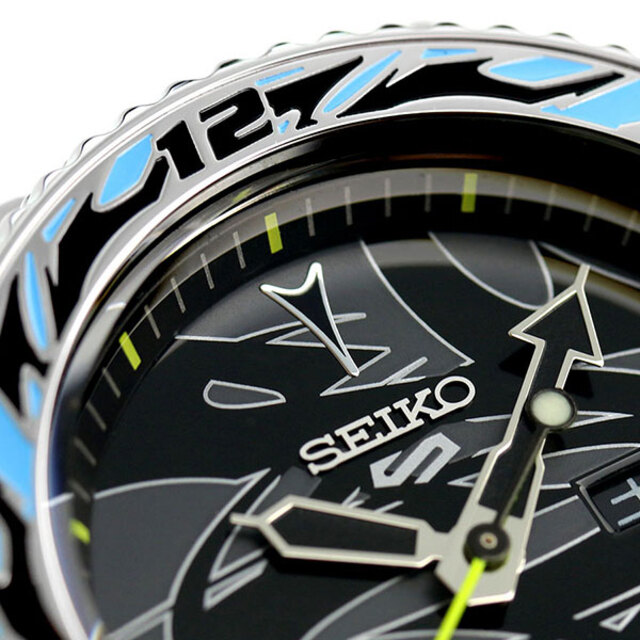SEIKO(セイコー)の【新品】セイコー SEIKO 腕時計 メンズ SBSA135 セイコー 5スポーツ ストリートスタイル Street Style GUCCIMAZE Collaboration Limited Edition 自動巻き（4R36/手巻き付） ブラック/グレーxシルバー アナログ表示 メンズの時計(腕時計(アナログ))の商品写真
