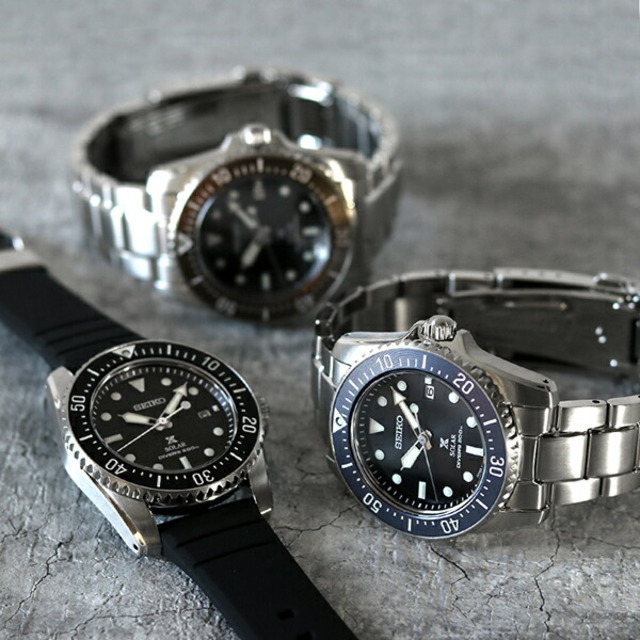 セイコー SEIKO 腕時計 メンズ SBDN075 プロスペックス ダイバースキューバ ソーラー DIVER SCUBA ソーラー（V147） ブラックxブラック アナログ表示