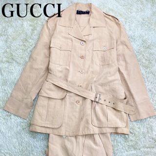 Gucci - 極上の逸品 トムフォード期⭐️グッチ シルク×リネン