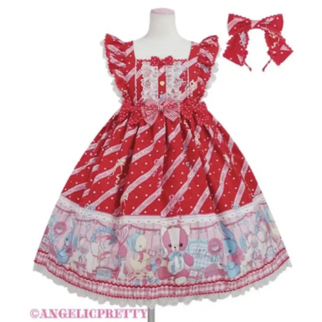 angelic pretty melody toys アカ jsk