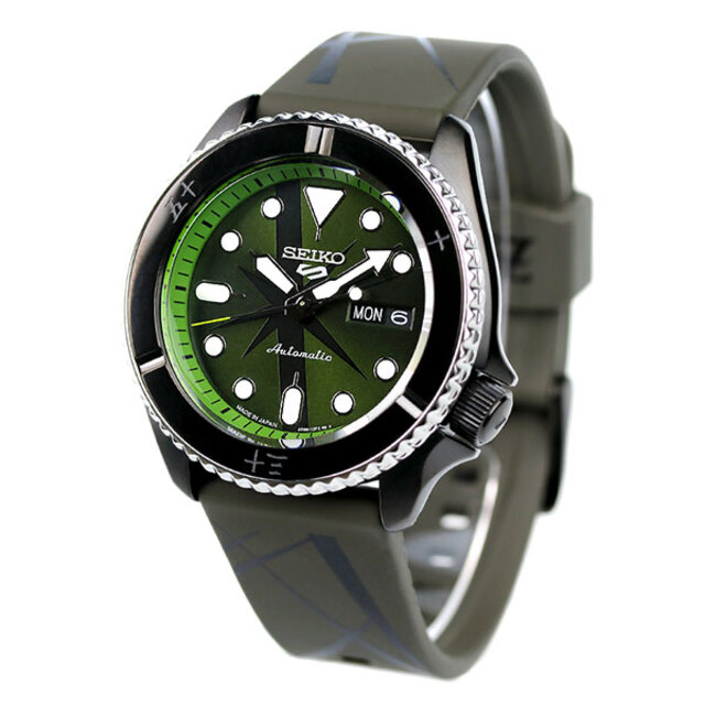 SEIKO - セイコー 腕時計 メンズ SBSA153 SEIKO 自動巻き（4R36/手巻き付） グリーンxグリーン アナログ表示