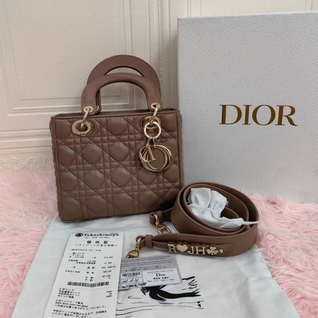 Christian Dior - Dior レディディオール カージュ ラムスキン 新品