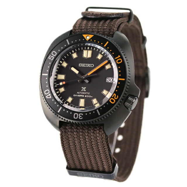 SEIKO - セイコー 腕時計 メンズ SBDC157 SEIKO 自動巻き（6R35/手巻き付） ブラックxブラウン アナログ表示