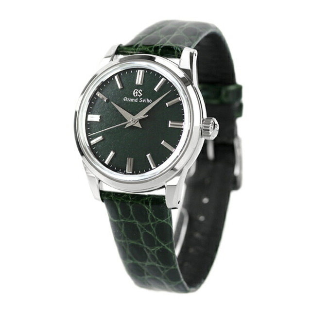 グランド セイコー GRAND SEIKO 腕時計 メンズ SBGW285 クラシックデザイン Elegance Collection Classic The flow of seasons 手巻き（9S64） ダークグリーンxダークグリーン アナログ表示