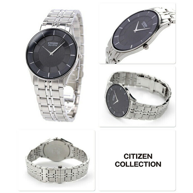 シチズン CITIZEN 腕時計 メンズ AR3010-65E CITIZEN COLLECTION エコ・ドライブ ブラックxシルバー アナログ表示