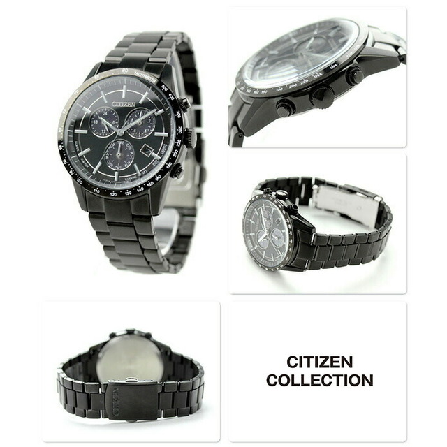 シチズン CITIZEN 腕時計 メンズ BL5495-56E CITIZEN COLLECTION エコ・ドライブ（E820） ブラックxブラック アナログ表示