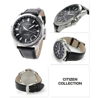 シチズン(CITIZEN)の【新品】シチズン CITIZEN 腕時計 メンズ CB0011-18E CITIZEN COLLECTION エコ・ドライブ電波 ブラックxブラック アナログ表示(腕時計(アナログ))