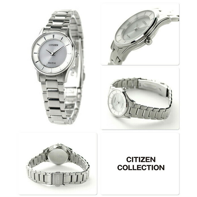 最大約175cmラグ幅【新品】シチズン CITIZEN 腕時計 レディース EM0400-51A CITIZEN COLLECTION エコ・ドライブ（E031） シルバーxシルバー アナログ表示