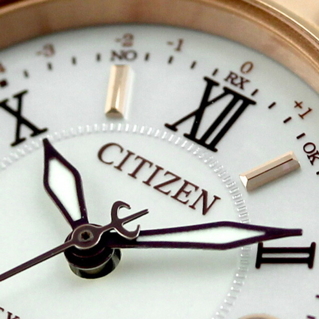 シチズン CITIZEN 腕時計 レディース ES9324-51W エクシード EXCEED エコ・ドライブ電波（H060） マザーオブパールxシルバー/ピンクゴールド アナログ表示