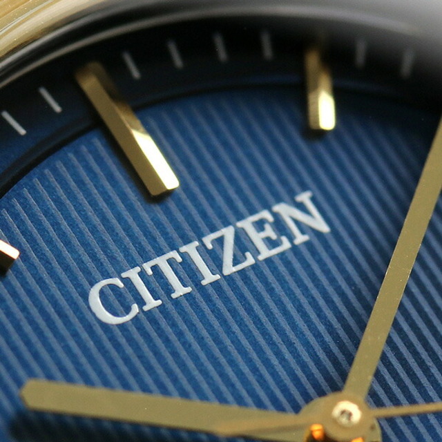 CITIZEN(シチズン)の【新品】シチズン CITIZEN 腕時計 レディース FE1082-21L エコ・ドライブ（J710) ブルーxダークブラウン アナログ表示 レディースのファッション小物(腕時計)の商品写真