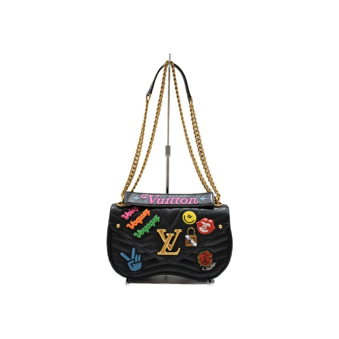 LOUIS VUITTON(ルイヴィトン)のLOUIS VUITTON
ニューウェーブチェーンバッグ M52564 ニューウェーブ ブラック マルチカラー レザー 刺繍 パッチーズコレクション　ショルダーバッグ　斜めがけ　肩がけ　人気　　レディース　 【中古】松山久万ノ台店 レディースのバッグ(メッセンジャーバッグ)の商品写真