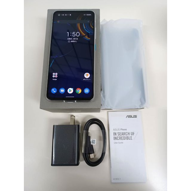 【SIMフリー/展示品】ASUS Zenfone8/ZS590KS/128GBスマートフォン/携帯電話