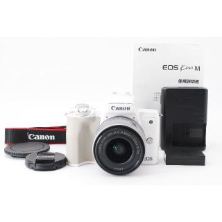 Canon EOS Kiss M 15-45mm レンズキット《ショット数極少》 | www