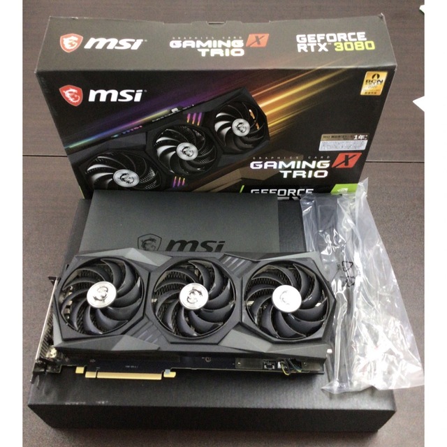 GAMING X TRIO GEFORCE RTX 3080PCパーツ