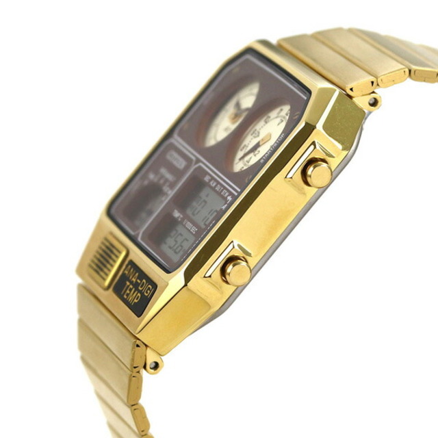 CITIZEN シチズン CITIZEN 腕時計 メンズ JG2103-72X コレクション レコードレーベル アナデジ テンプ RECORD  LABEL ANA-DIGI TEMP クオーツ（cal.8989） 液晶/アイボリーxゴールド アナデジ表示の通販 by 腕時計のななぷれ｜シチズン ならラクマ