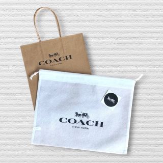 コーチ(COACH)の新品 コーチ 紙袋 ギフトボックス 保存袋(シール付き)(ショップ袋)