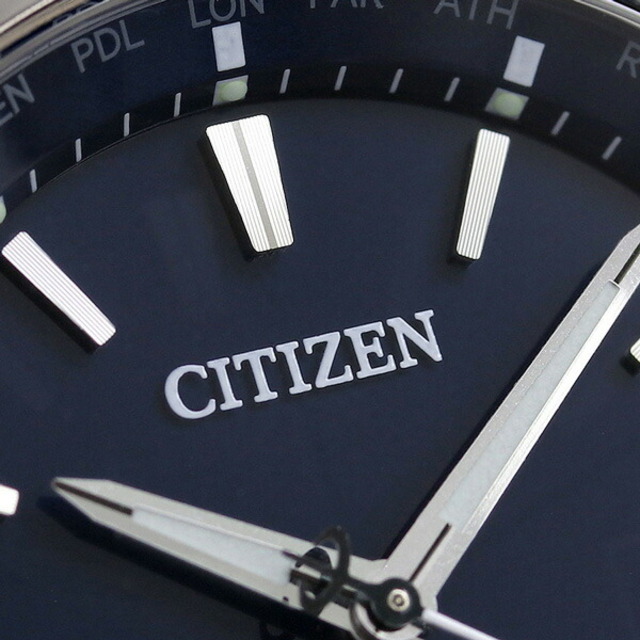 シチズン CITIZEN 腕時計 メンズ CB1120-50L アテッサ エコ・ドライブ電波時計 ダイレクトフライト ATTESA エコ・ドライブ電波（H149） ブルーxシルバー アナログ表示